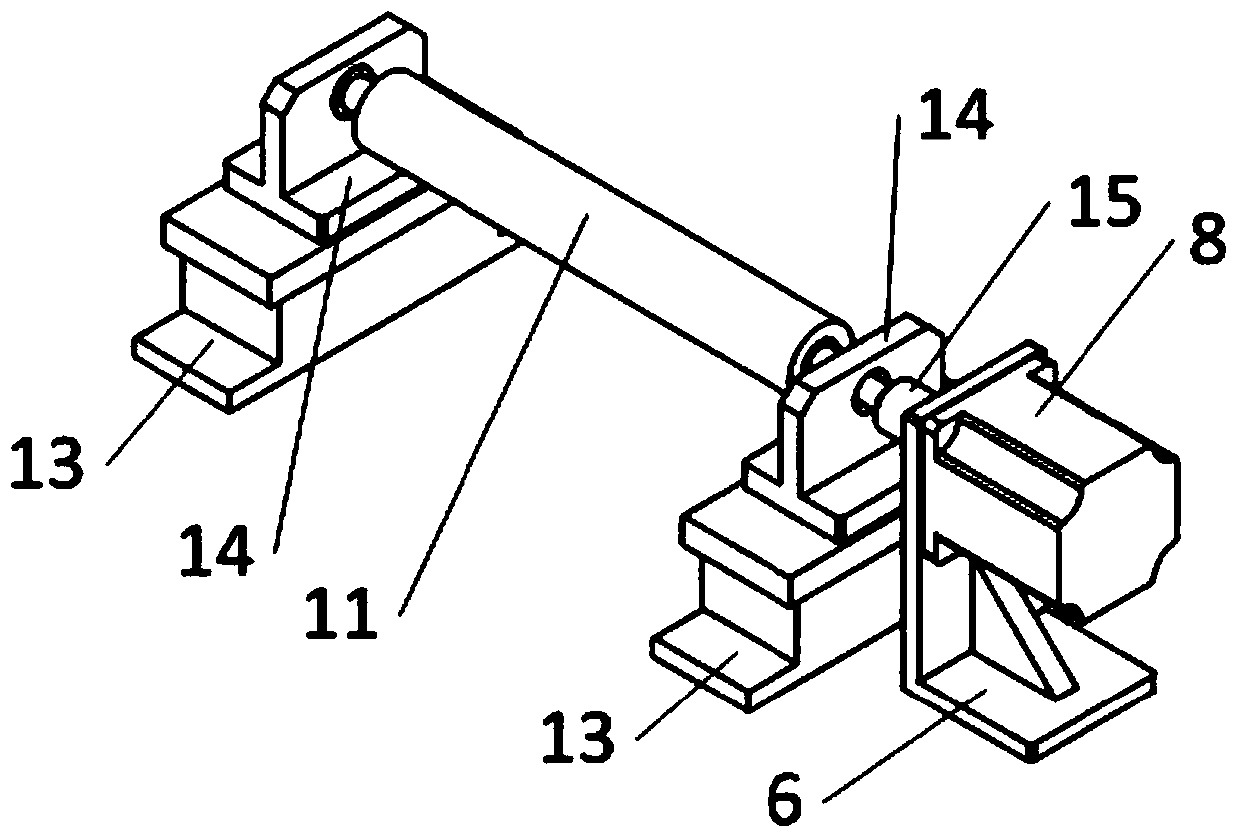 An experimental device and experimental method for testing the bonding performance between prepreg layers