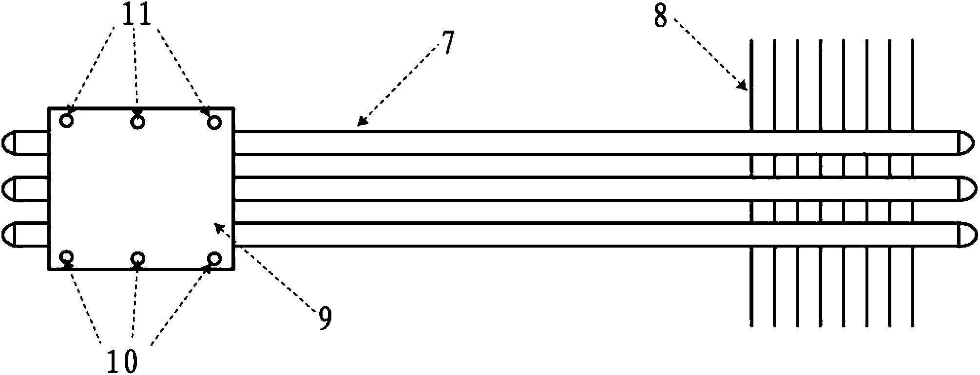 Liquid phase-change heat transfer type pumping cooling system with booster pump