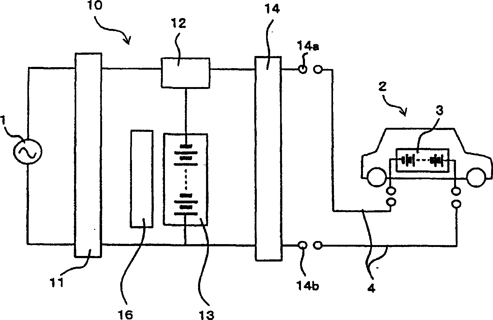 Charging apparatus and charging/discharging apparatus