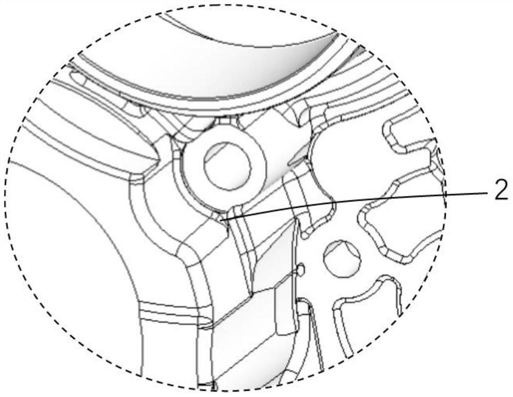 Prediction method of ultimate bearing capacity of transmission casing under engine shock