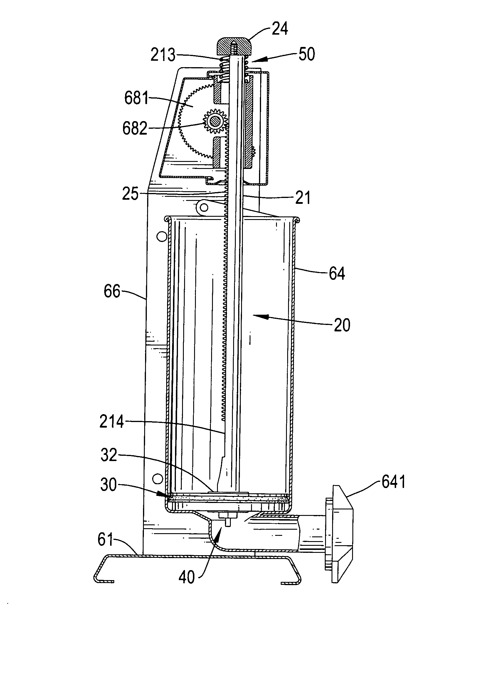 Food extrusion piston assembly