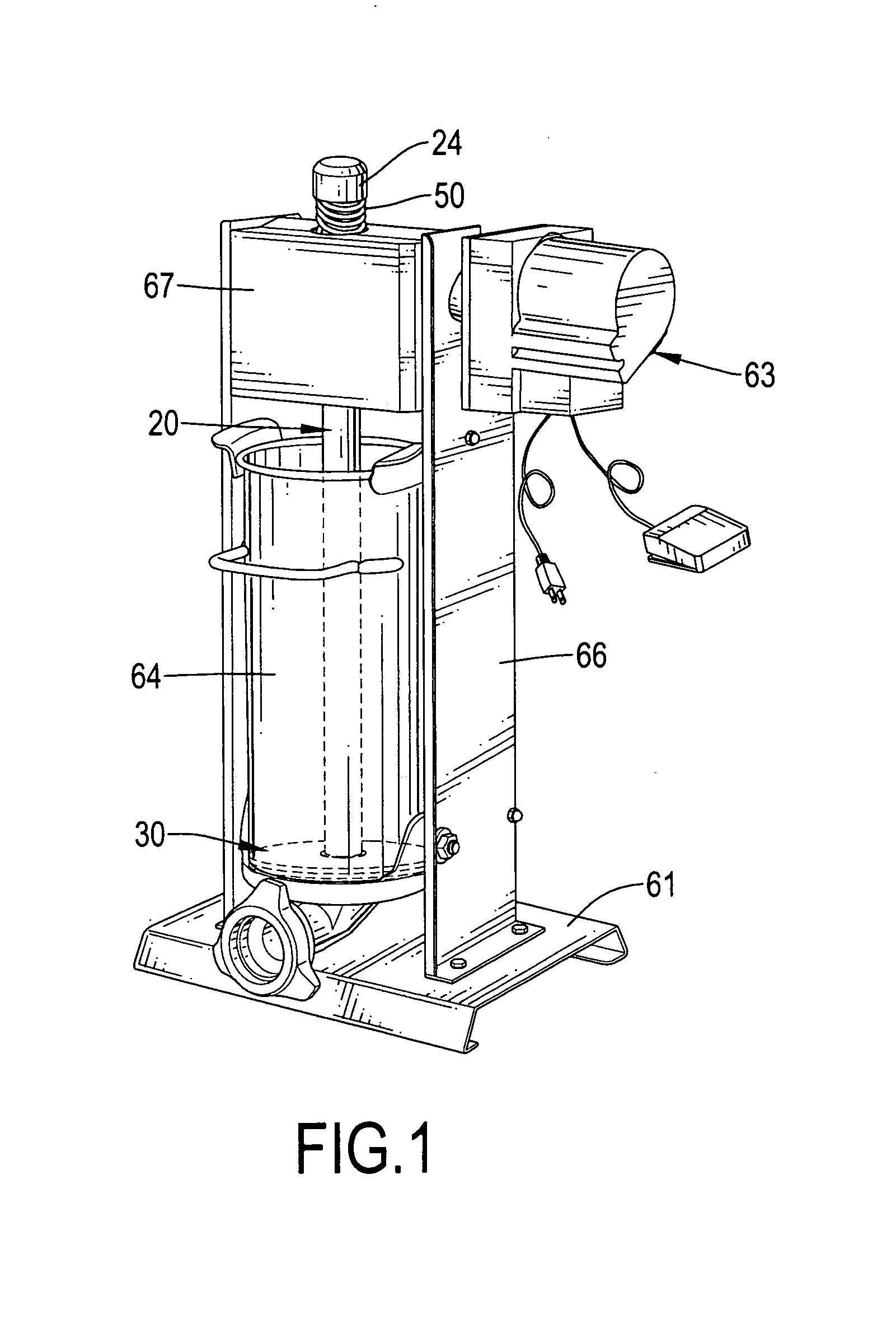 Food extrusion piston assembly