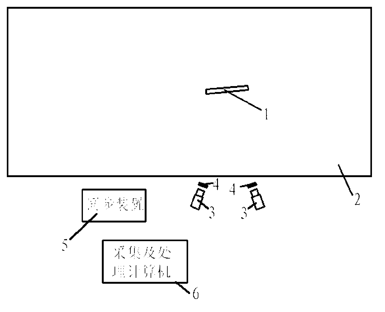 Ablation test method of thermal protection structure of high supersonic velocity aircraft