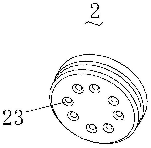 Eight-core circular 10G Ethernet contact