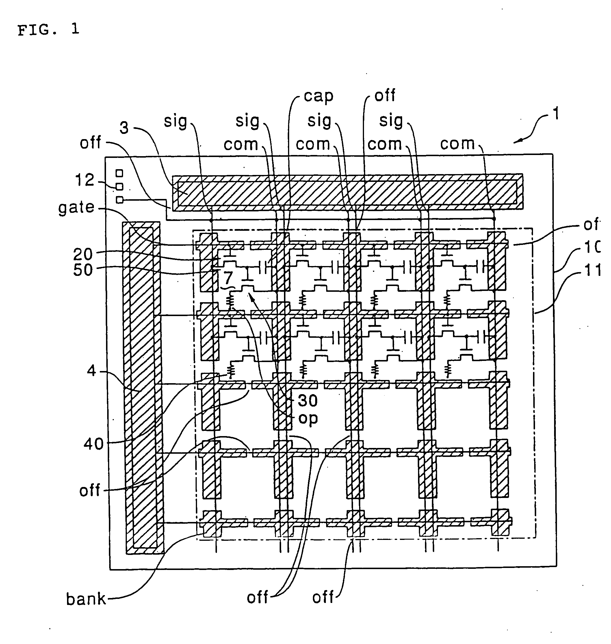 Active matrix display device