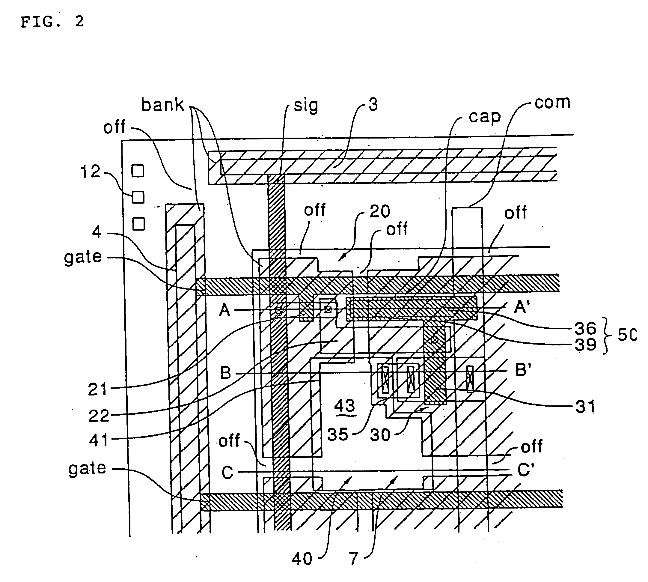 Active matrix display device