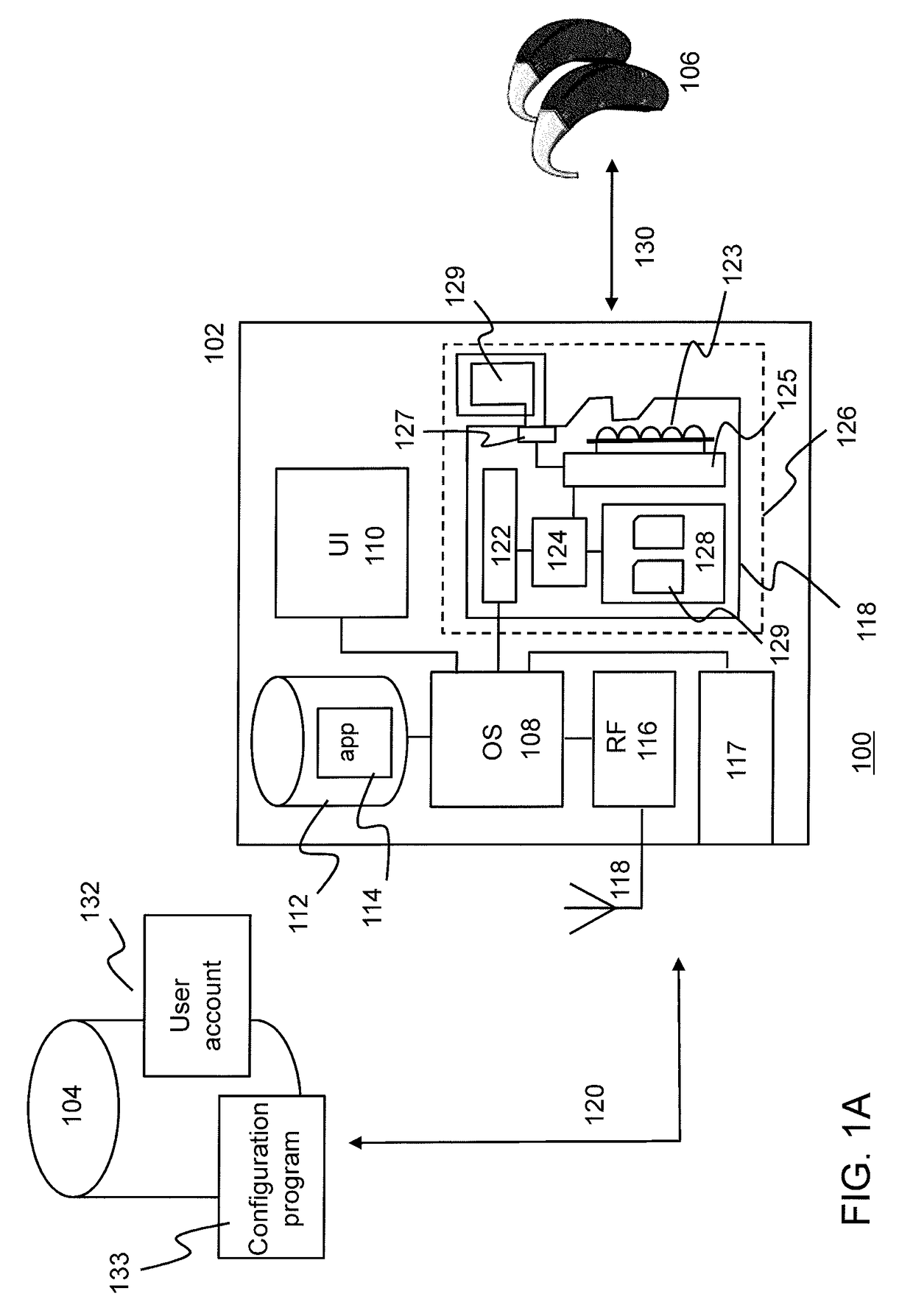 Mobile wireless controller for a hearing aid