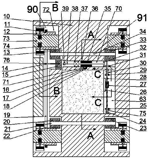 Air pressure type glass cleaning device