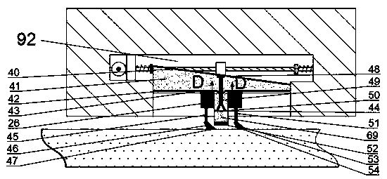 Air pressure type glass cleaning device