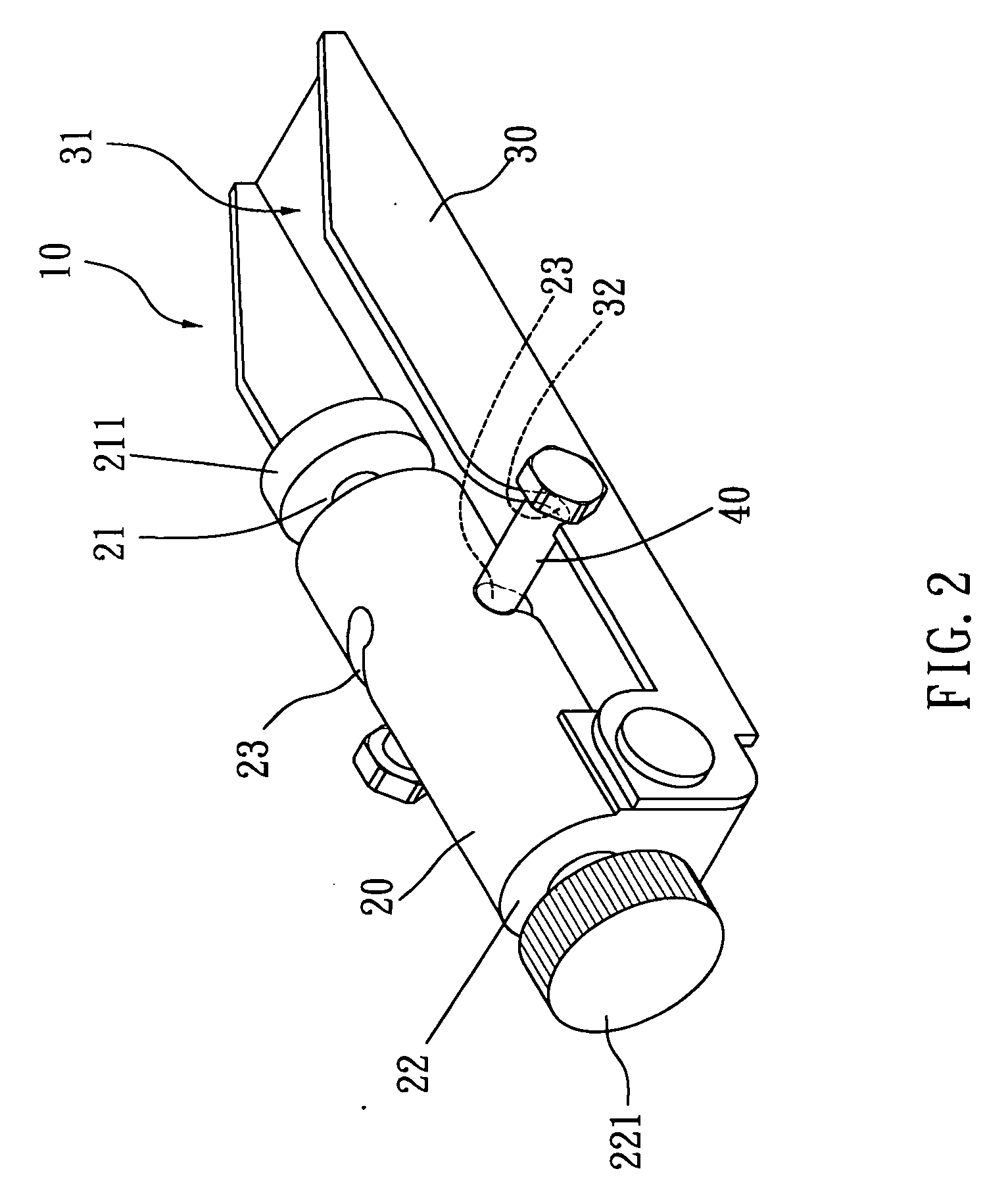 Air bottle securing device for paint ball gun