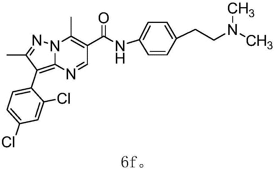 3-Aryl-6-formamidopyrazolo[1,5-a]pyrimidine compounds and application thereof