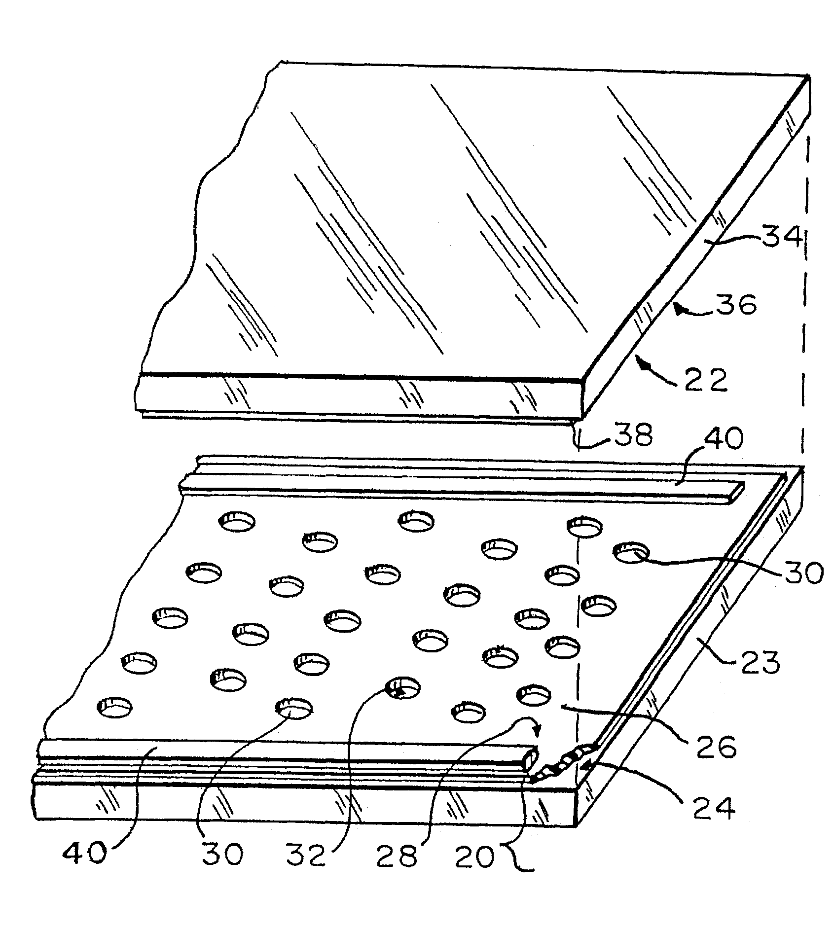 Method and device for detecting the presence of target nucleic acids in a sample, and microfluidic device for use in such methods