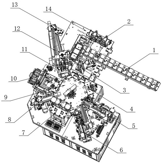 Full-automatic low-viscosity double-sided tape attaching and hot-pressing equipment