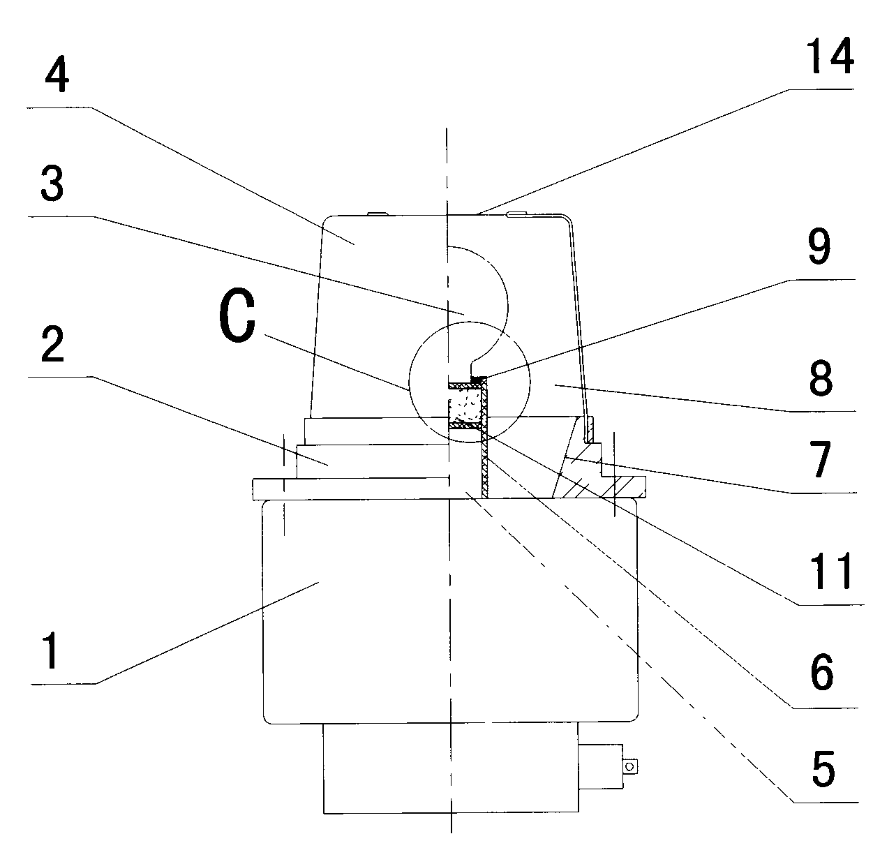 Coaxial resonant cavity microwave light source