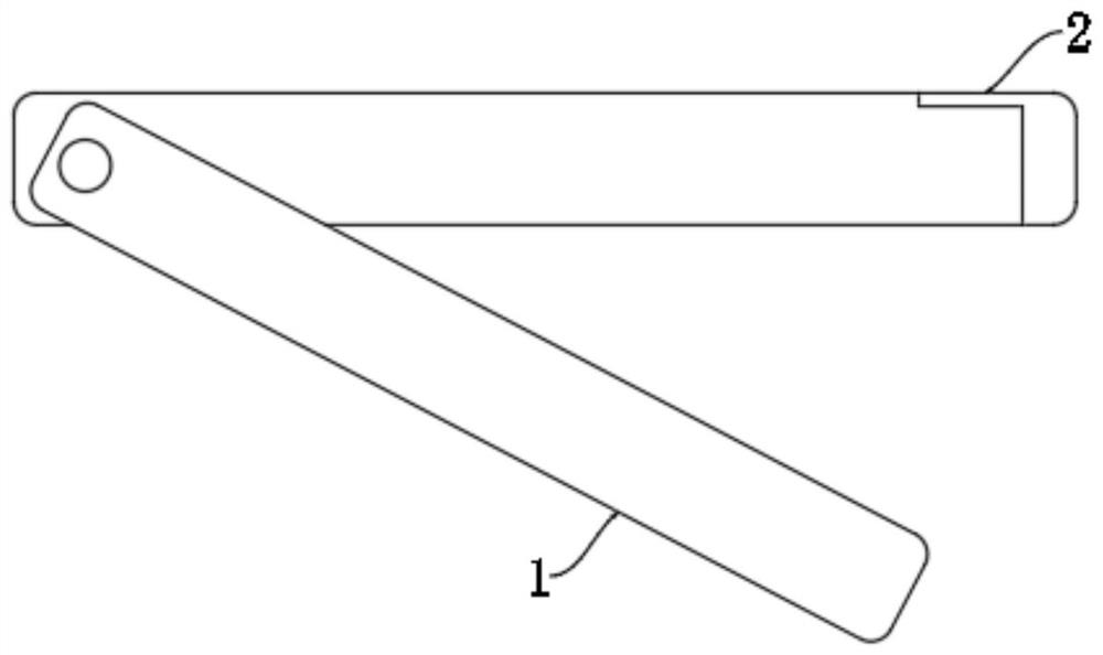 Card blocking prevention device for hotel door