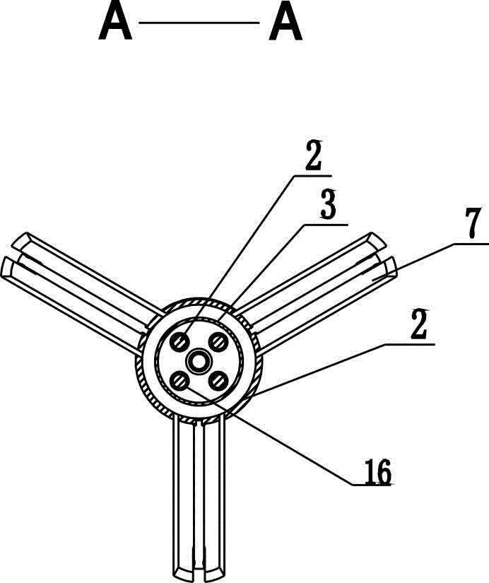 Tile leaf type expansion anchor rope/rod