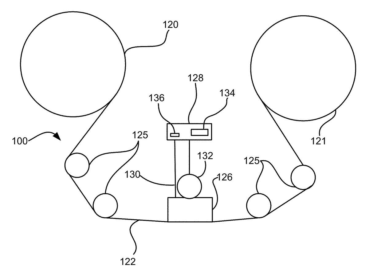 Magnetic recording head having longitudinally spaced offset arrays