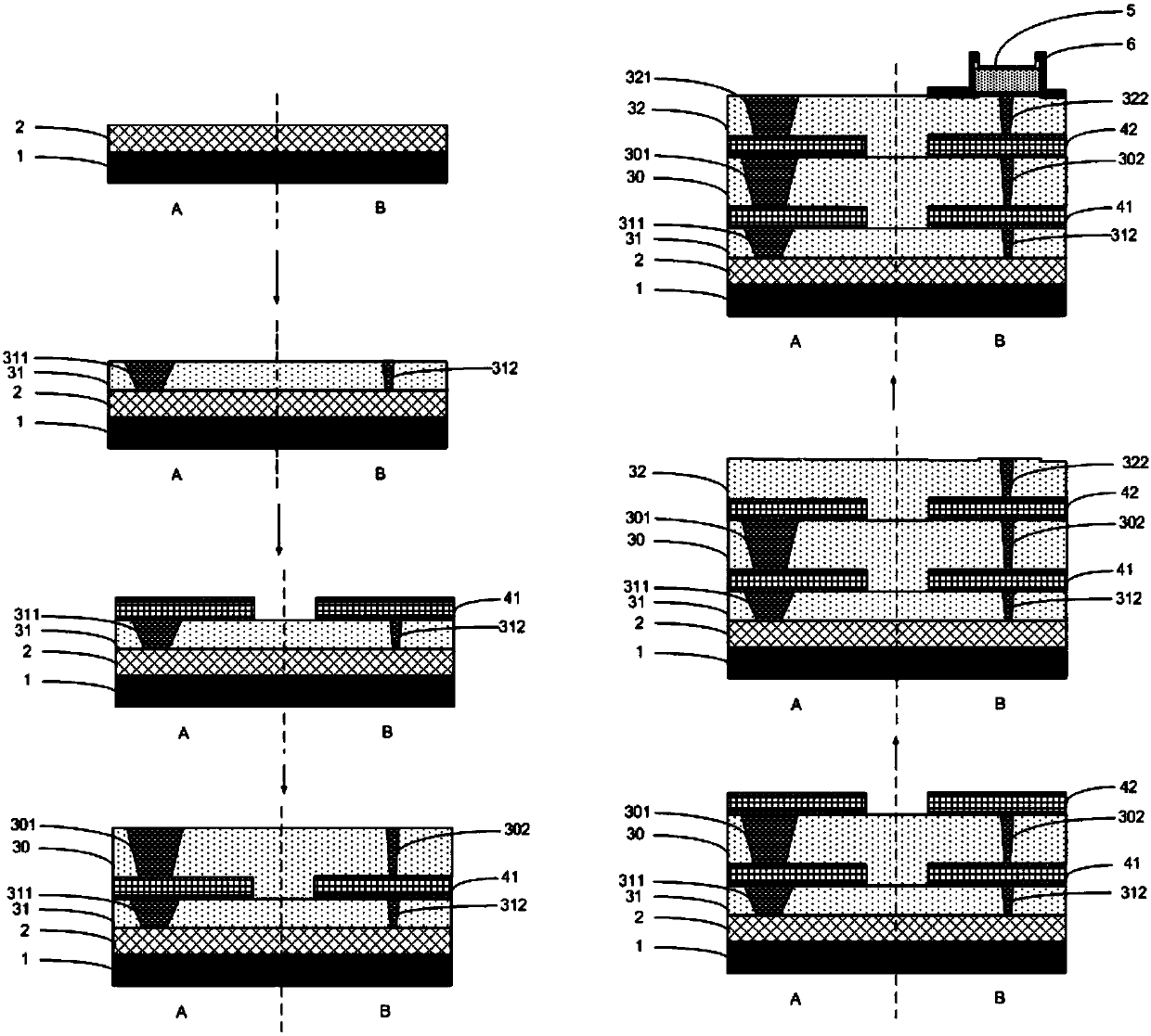 OLED display substrate and manufacturing method thereof, and display device