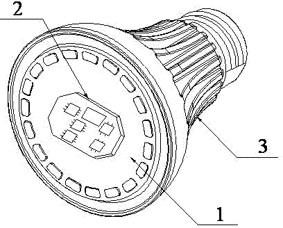 Stepless dimming type LED lamp