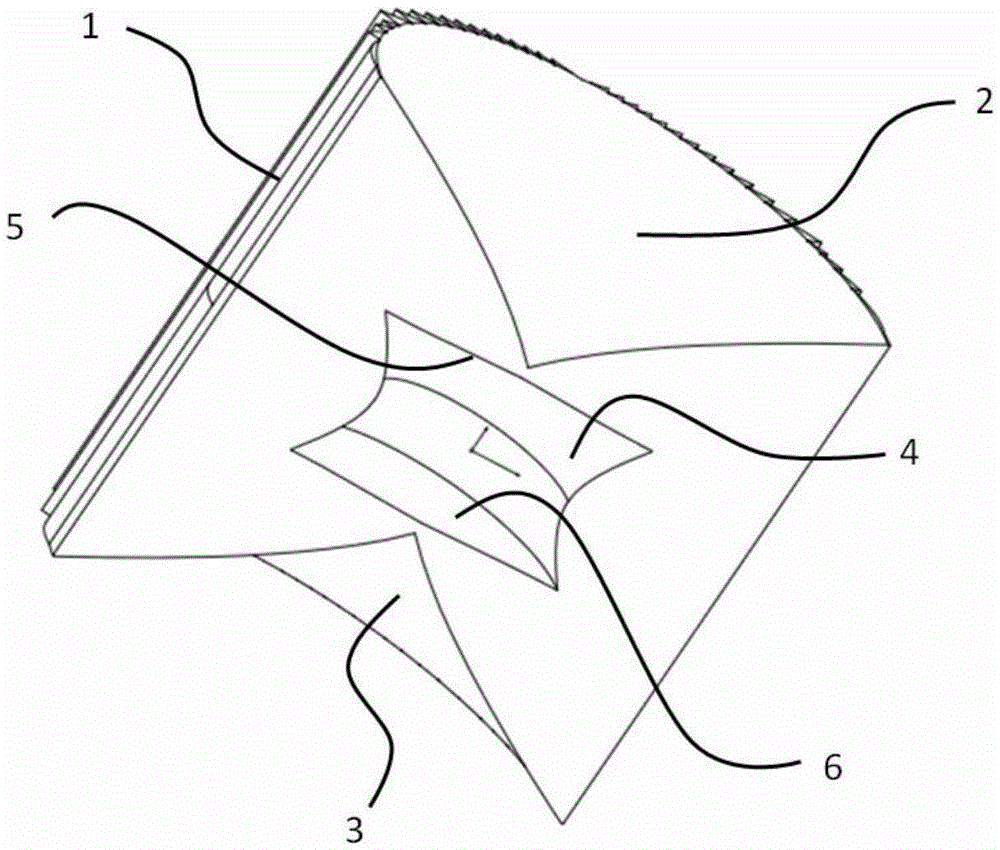 Lighting system based on strip-shaped faculae