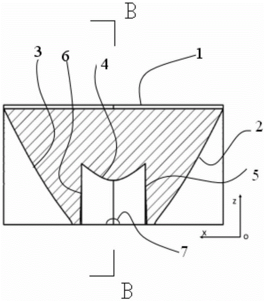 Lighting system based on strip-shaped faculae