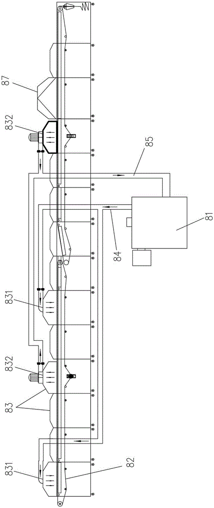 Washing preshrinking setting machine