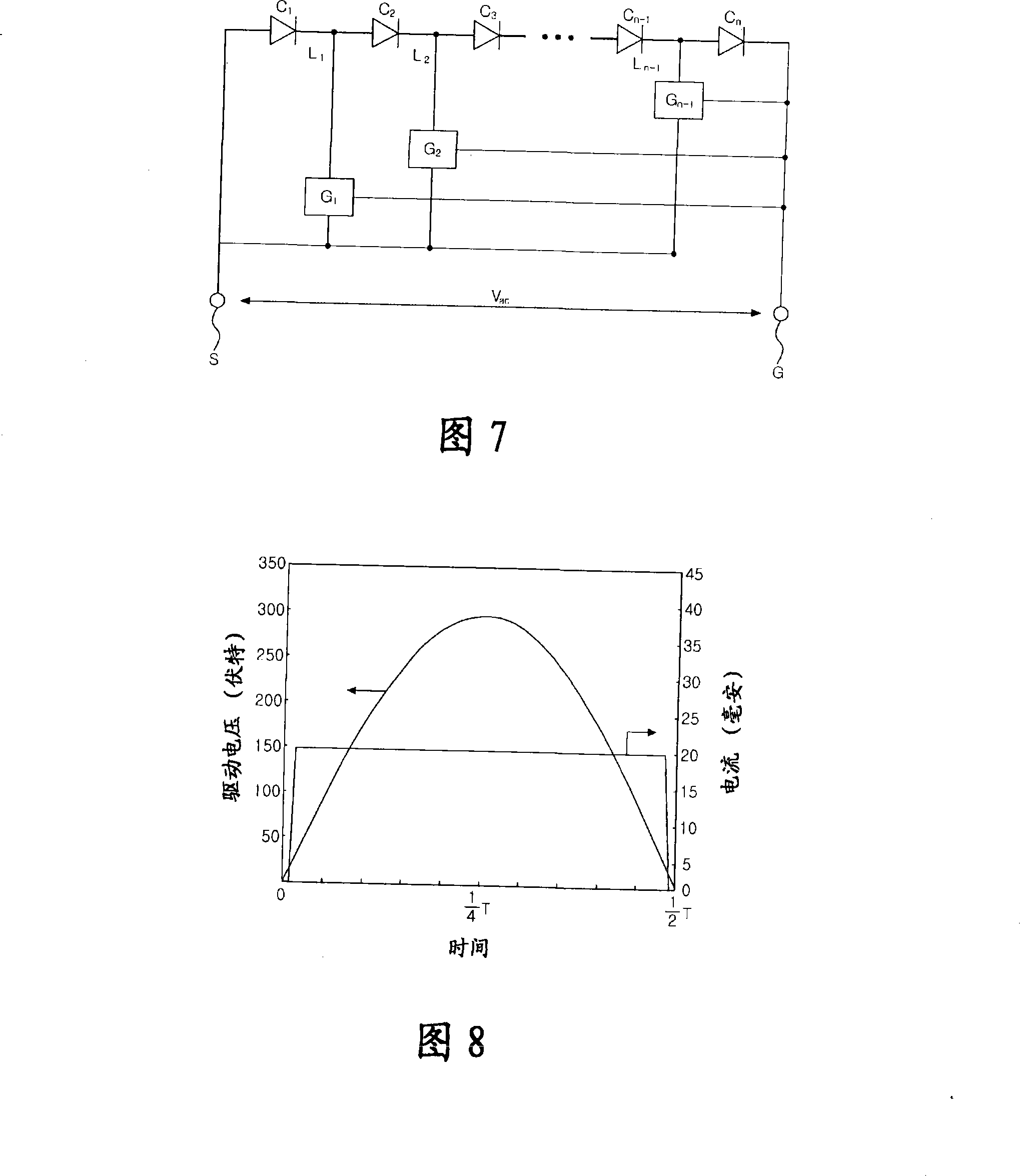 Light emitting device for AC power operation