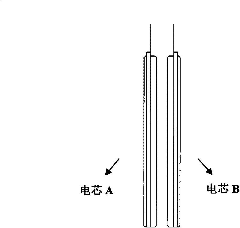 Plate lug connecting method used in process of assembling power soft-packed lithium-ion storage batteries