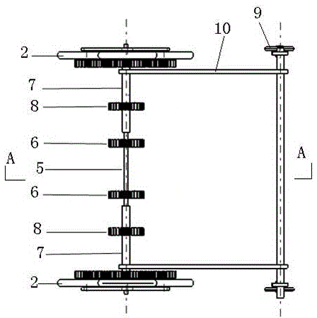 Novel electric stair climbing wheelchair chassis and design method thereof