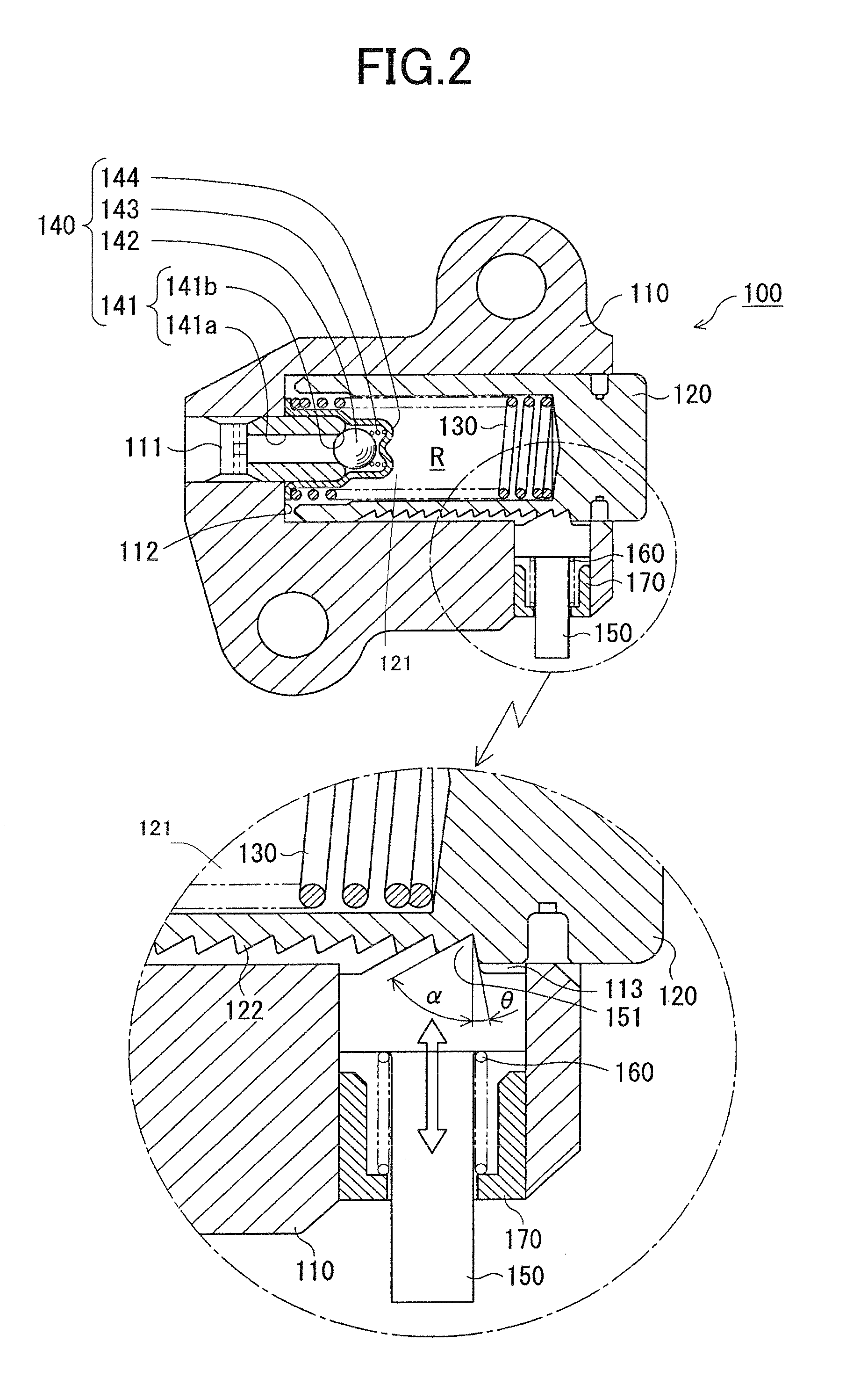 Ratchet-type tensioner