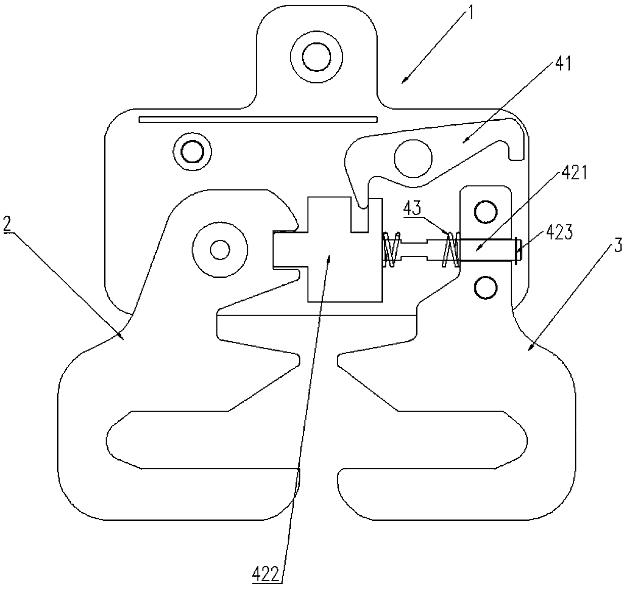 Hoisting fixture, hoisting device and arch frame trolley