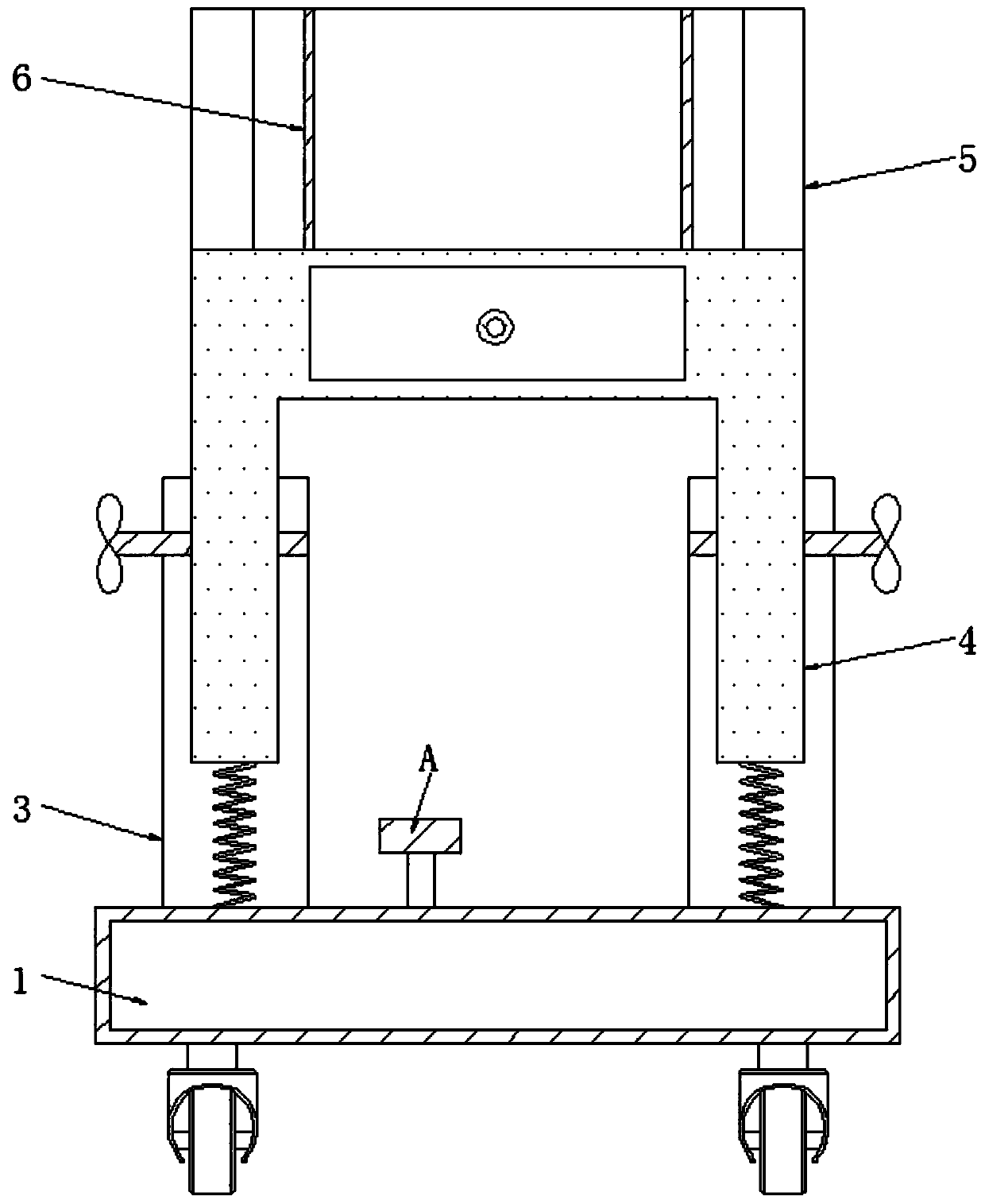 Drawing board table capable of adjusting height and angle