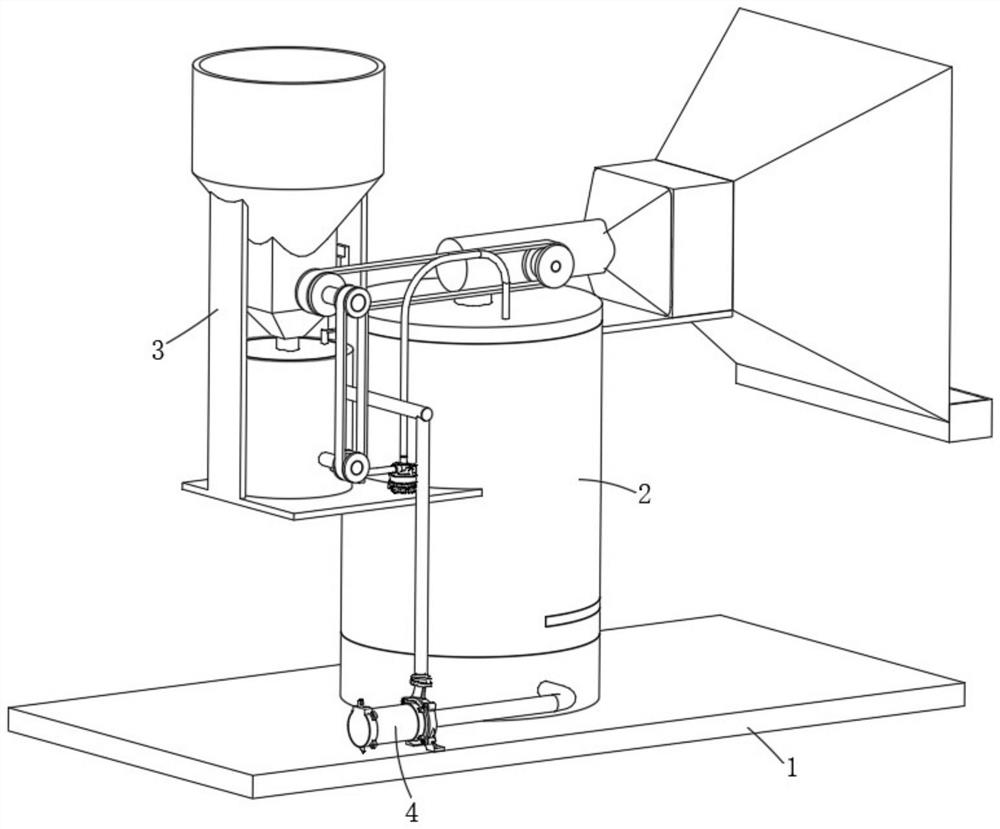 Environment-friendly treatment device for waste incineration smoke dust