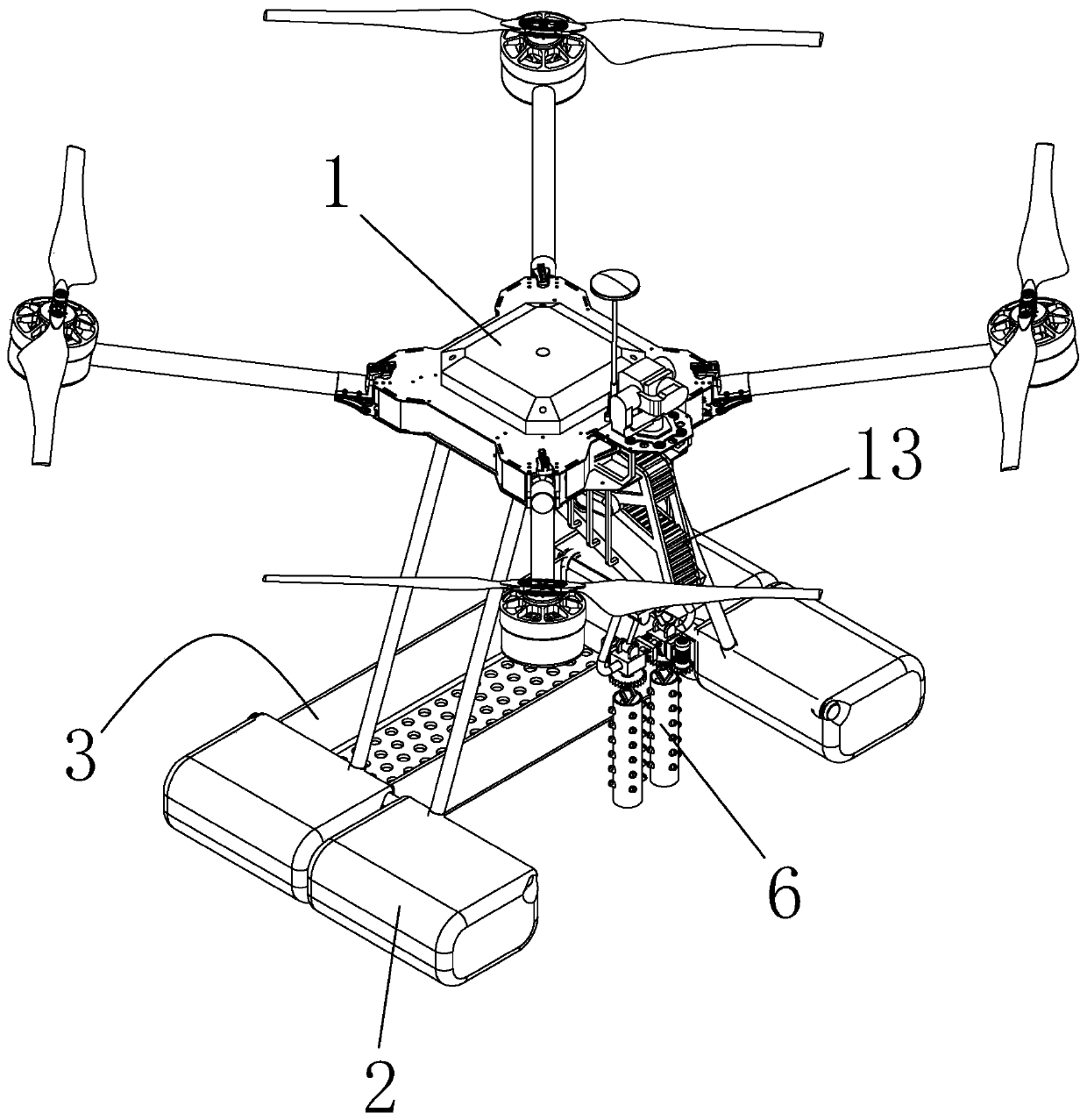 Intelligent unmanned equipment for cleaning dirt on water surface