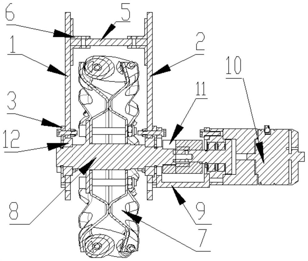 Driving device based on Mecanum wheels