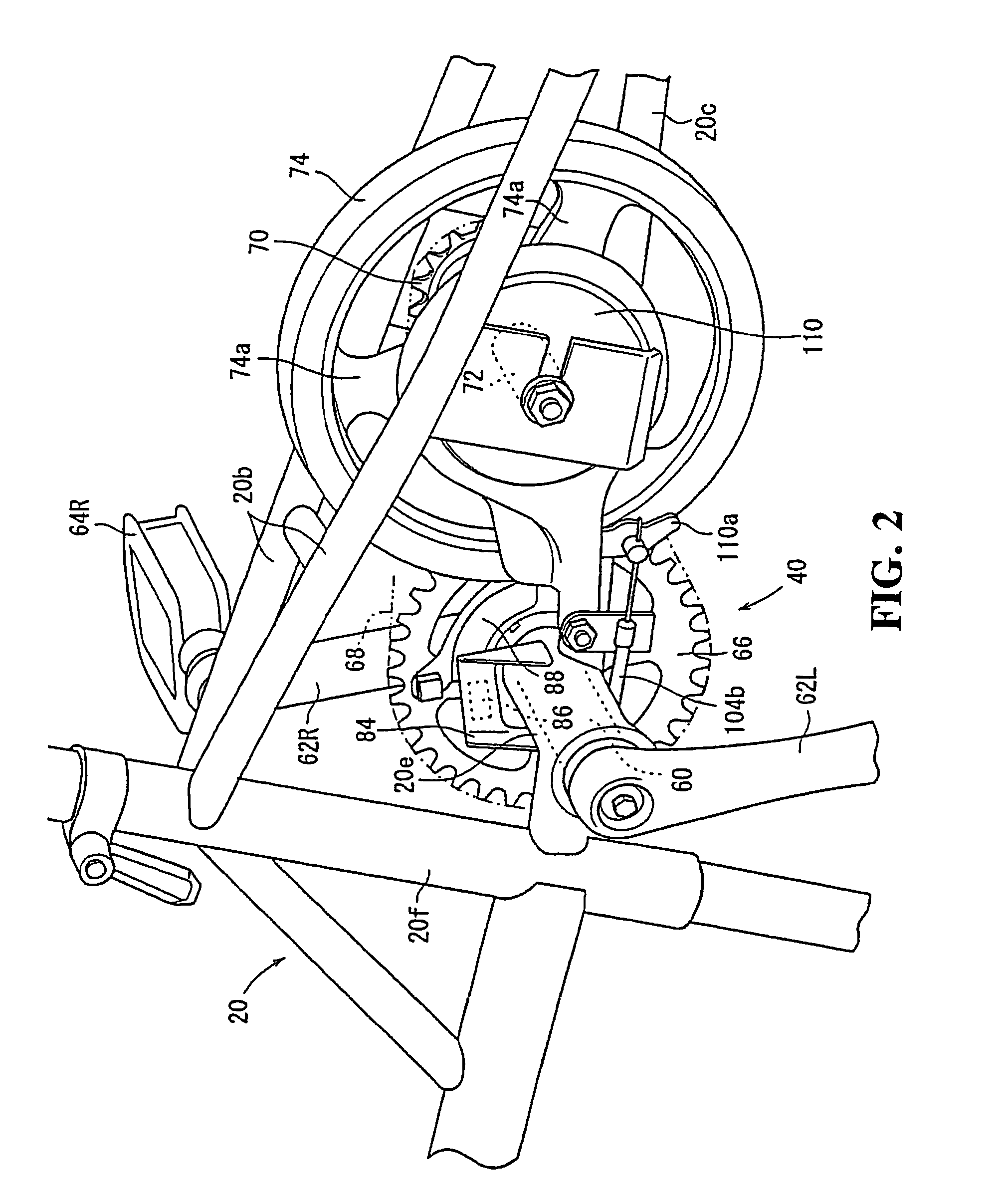 Bicycle simulation system