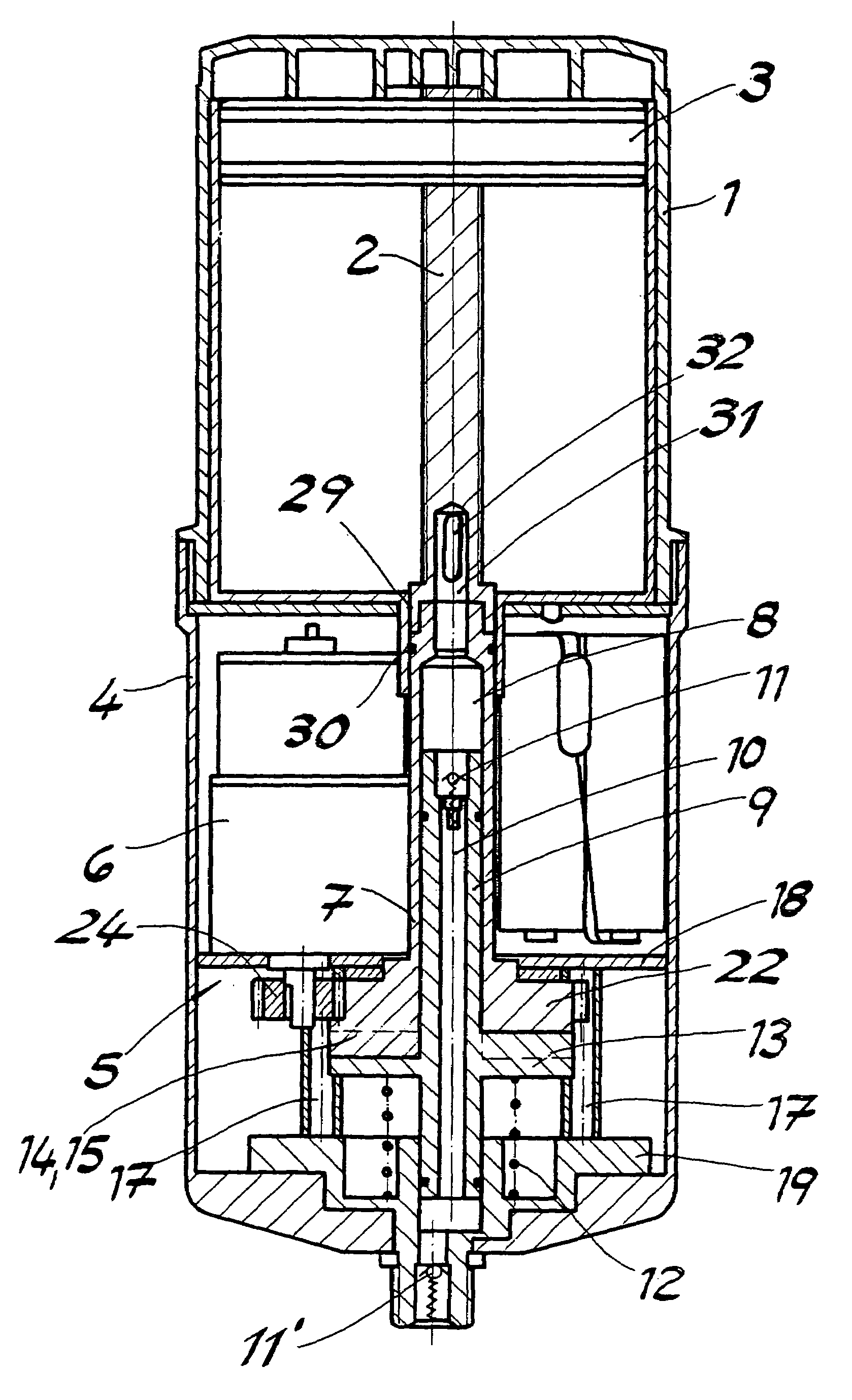 Metering device for lubricant