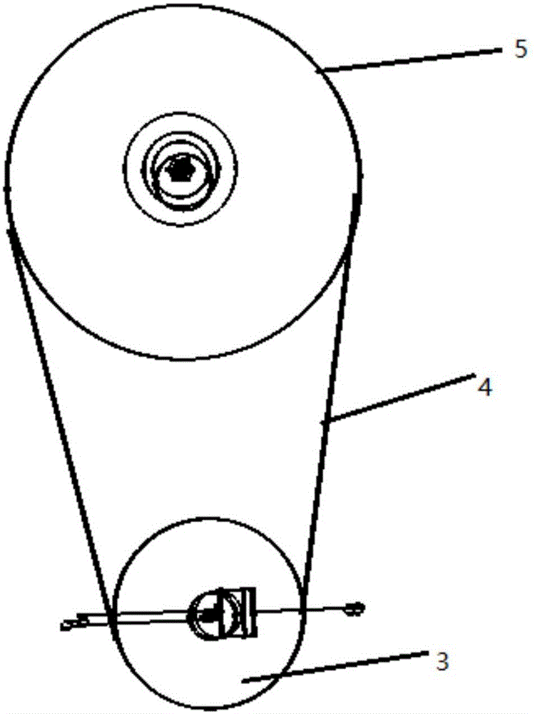 Two-wheeled balance car with bionic tail structure