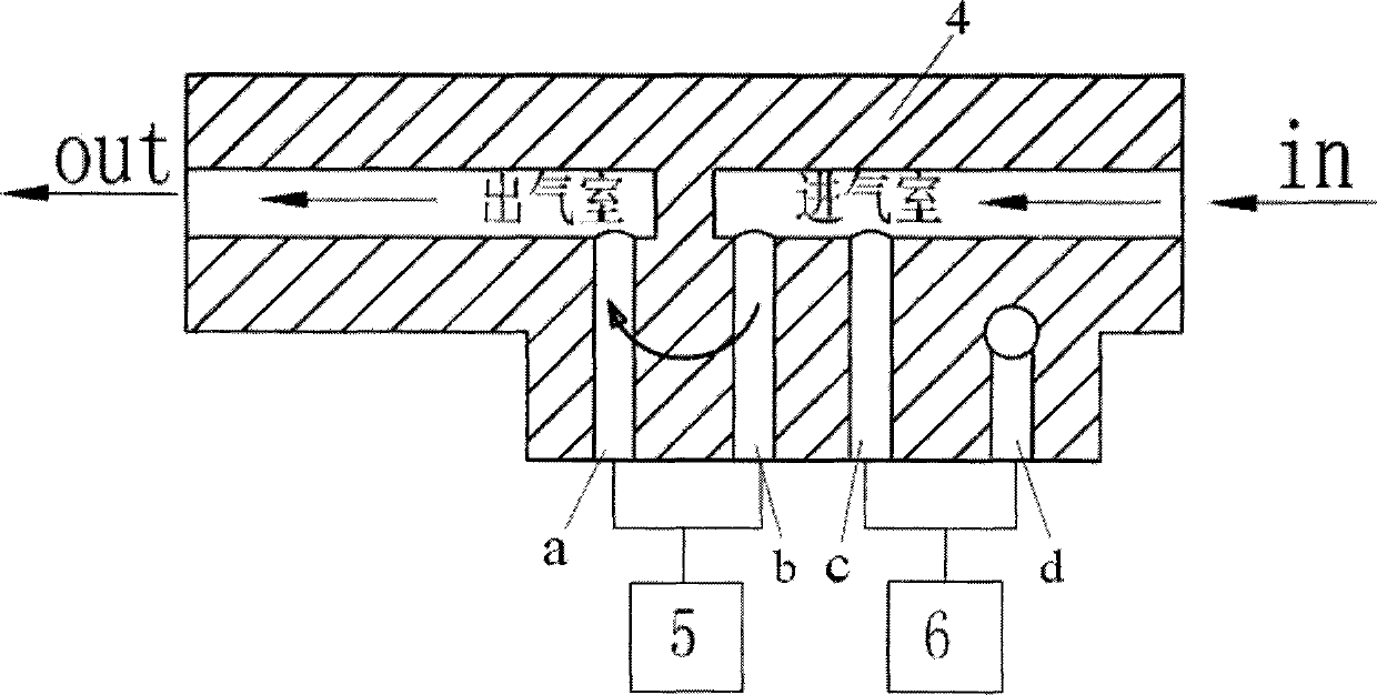 Air passage block and end-expiratory carbon dioxide monitoring module manufactured by adopting same