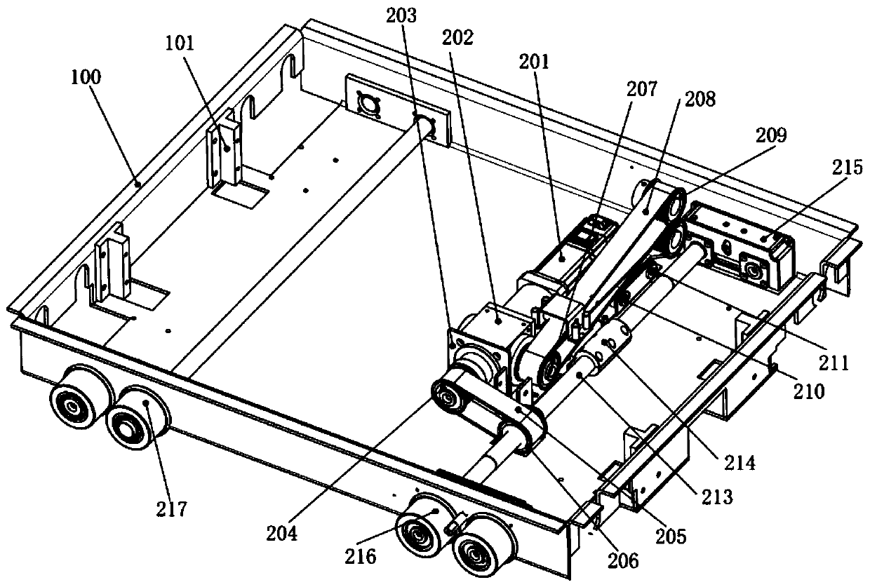 Four-way walking trolley