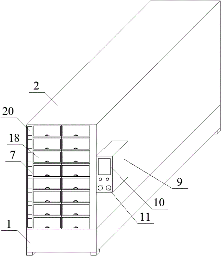 Baozi vending machine and assembly method thereof