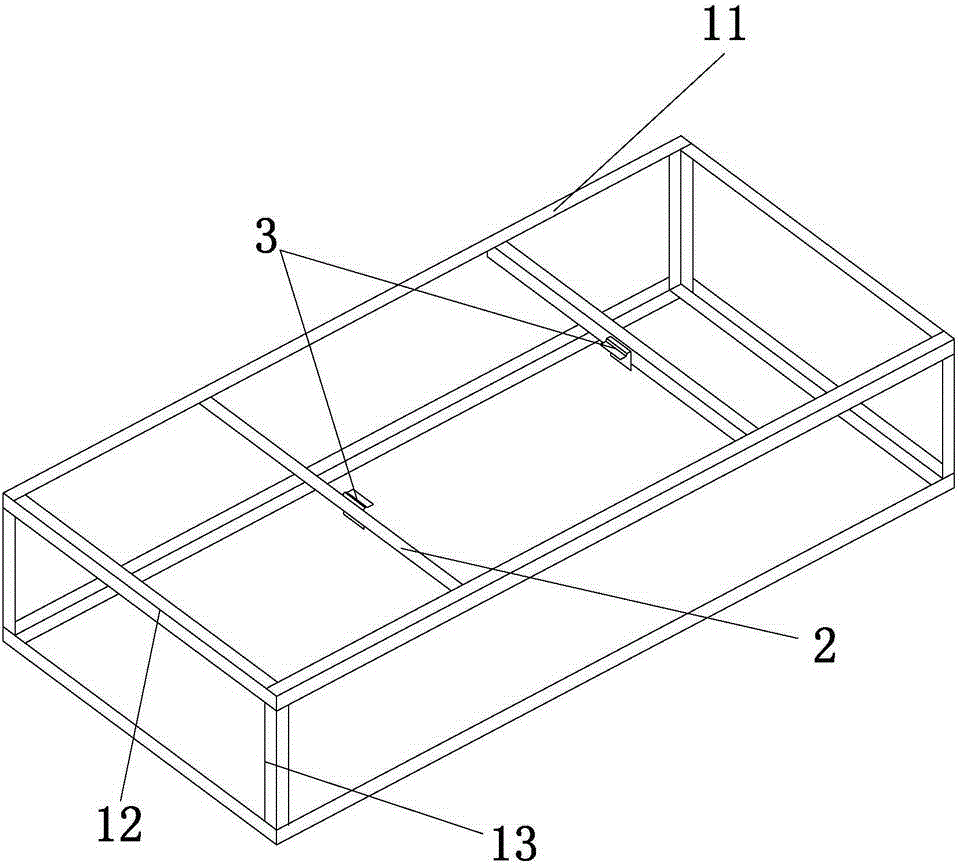 Adjustable platform basin fixing device and installation method thereof