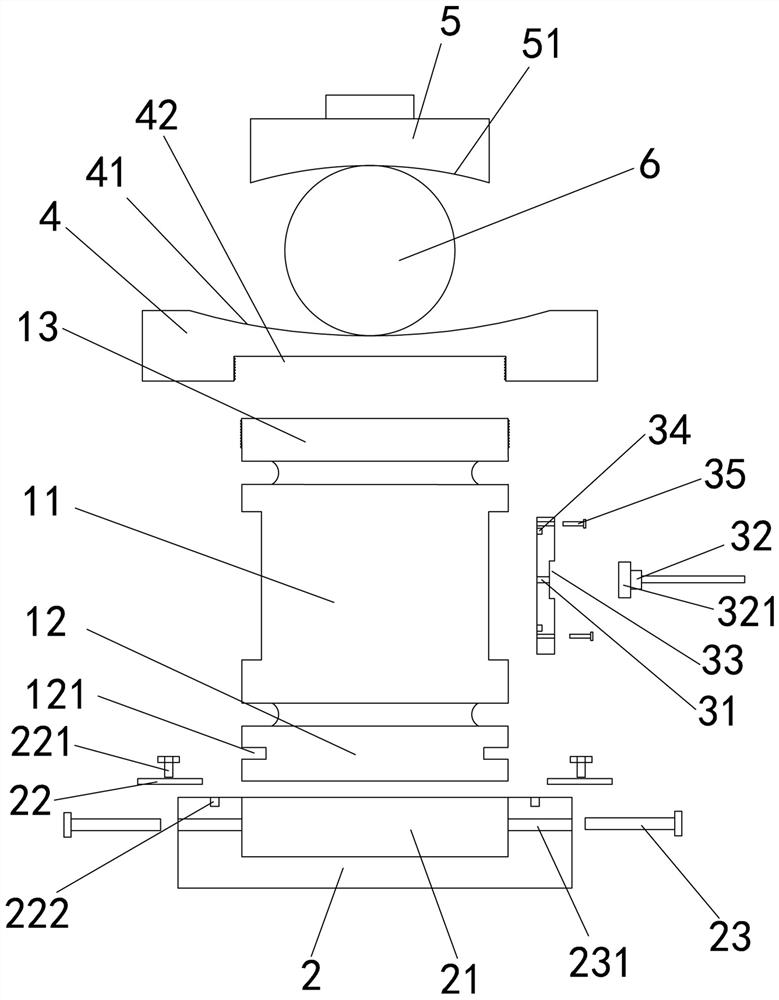 Stable column type weighing sensor structure