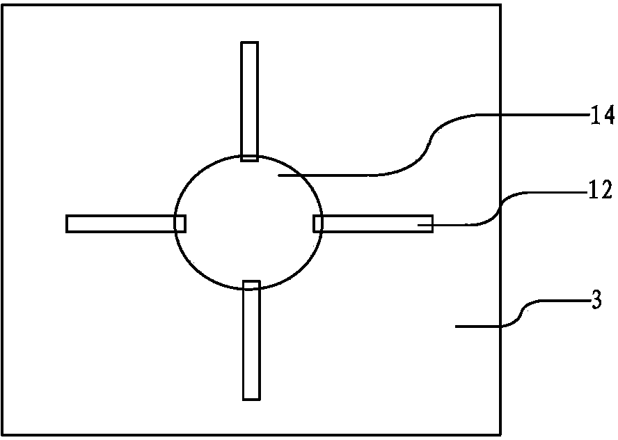 Infrared light-emitting diode with embedded expanded electrode