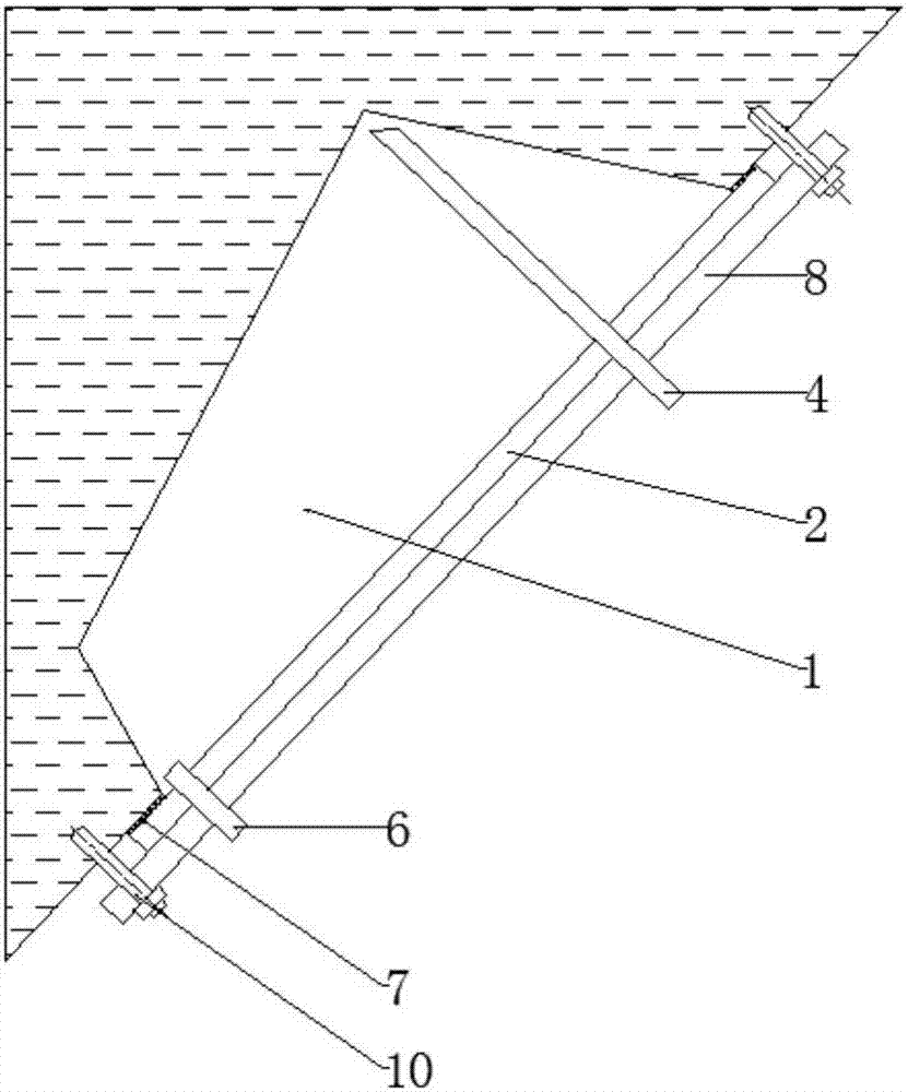 Vacuum auxiliary anchor sealing construction method of reversed anchor pocket