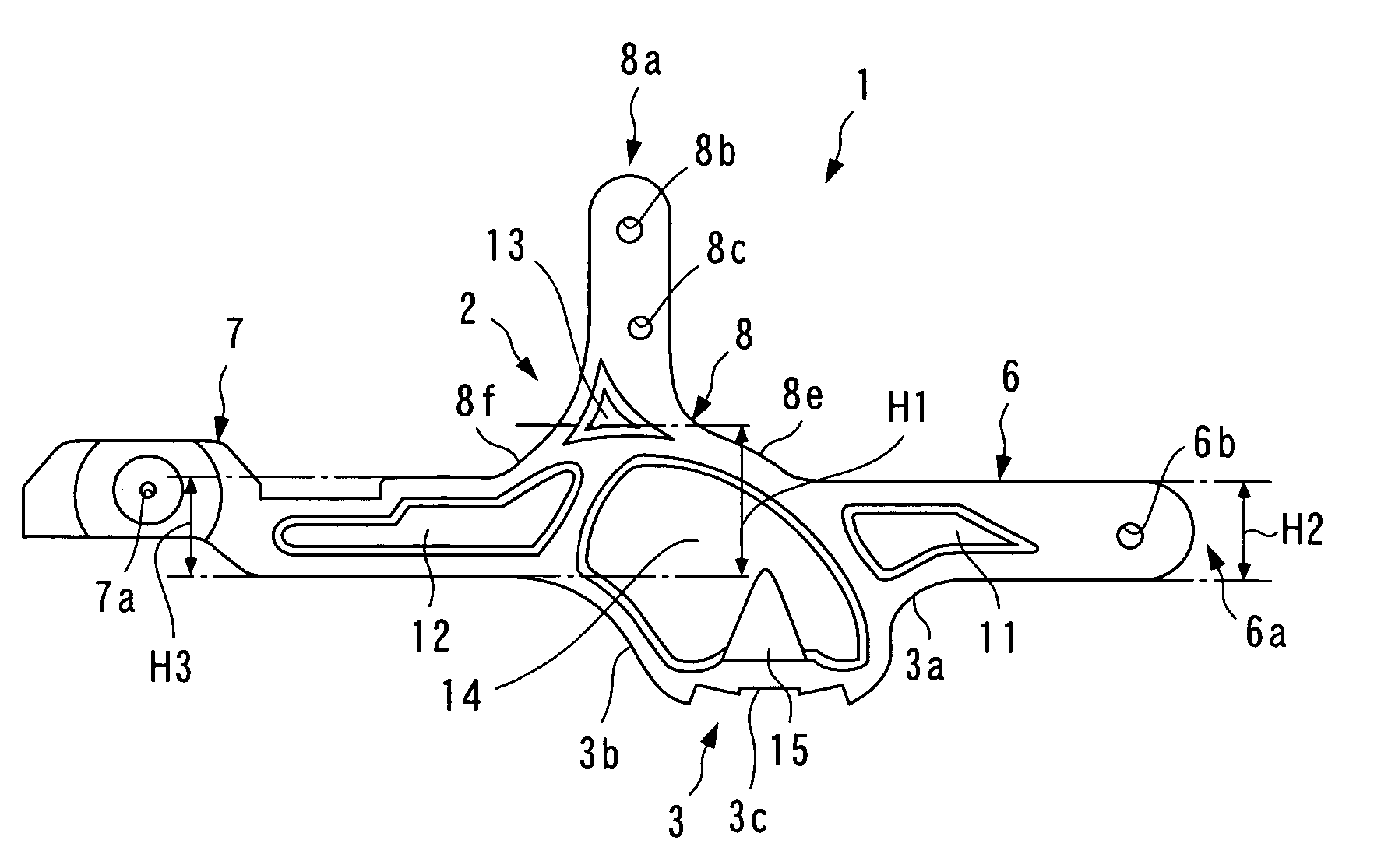 Action part for piano