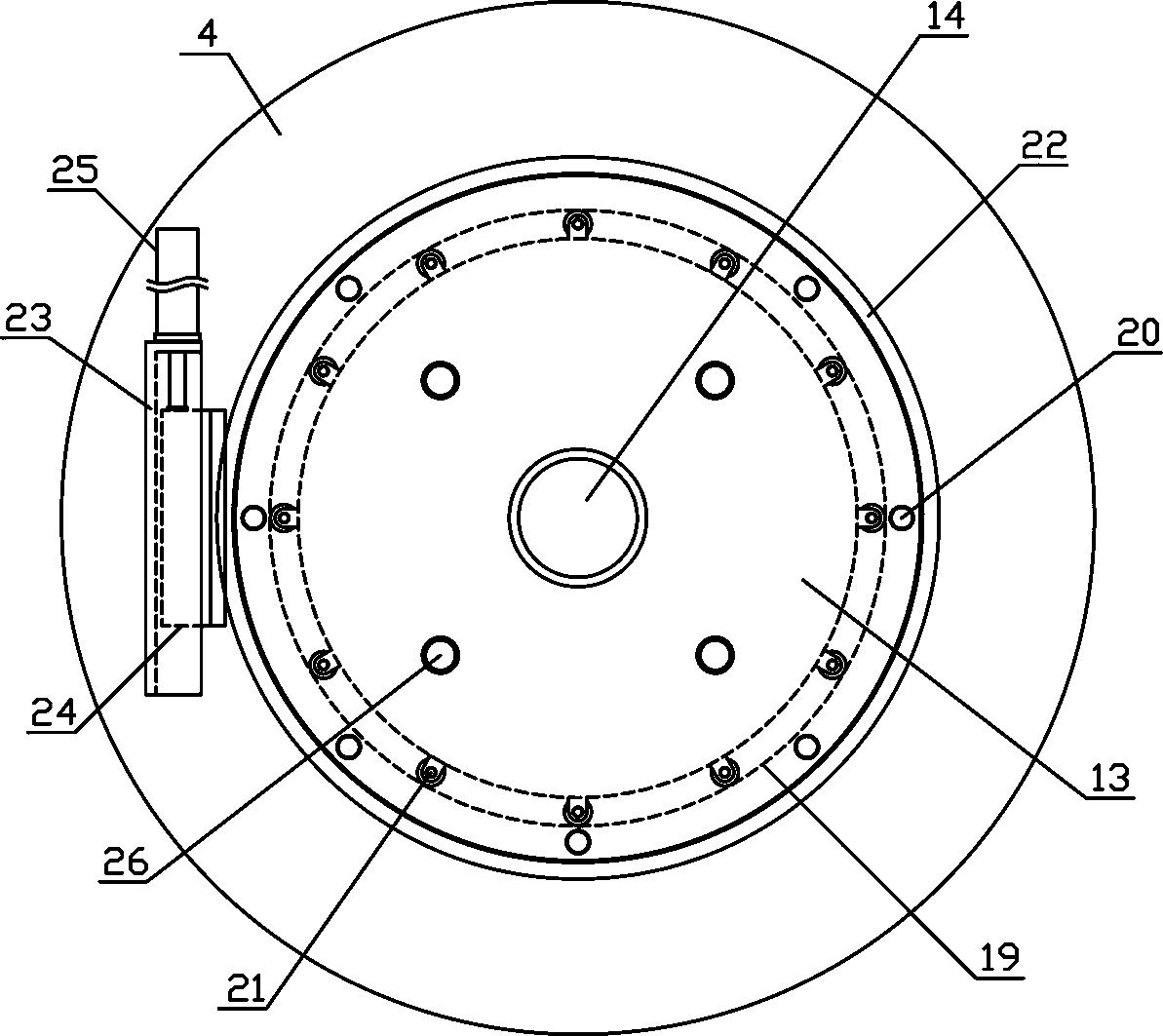 Flax roll transferring and end cropping mechanism