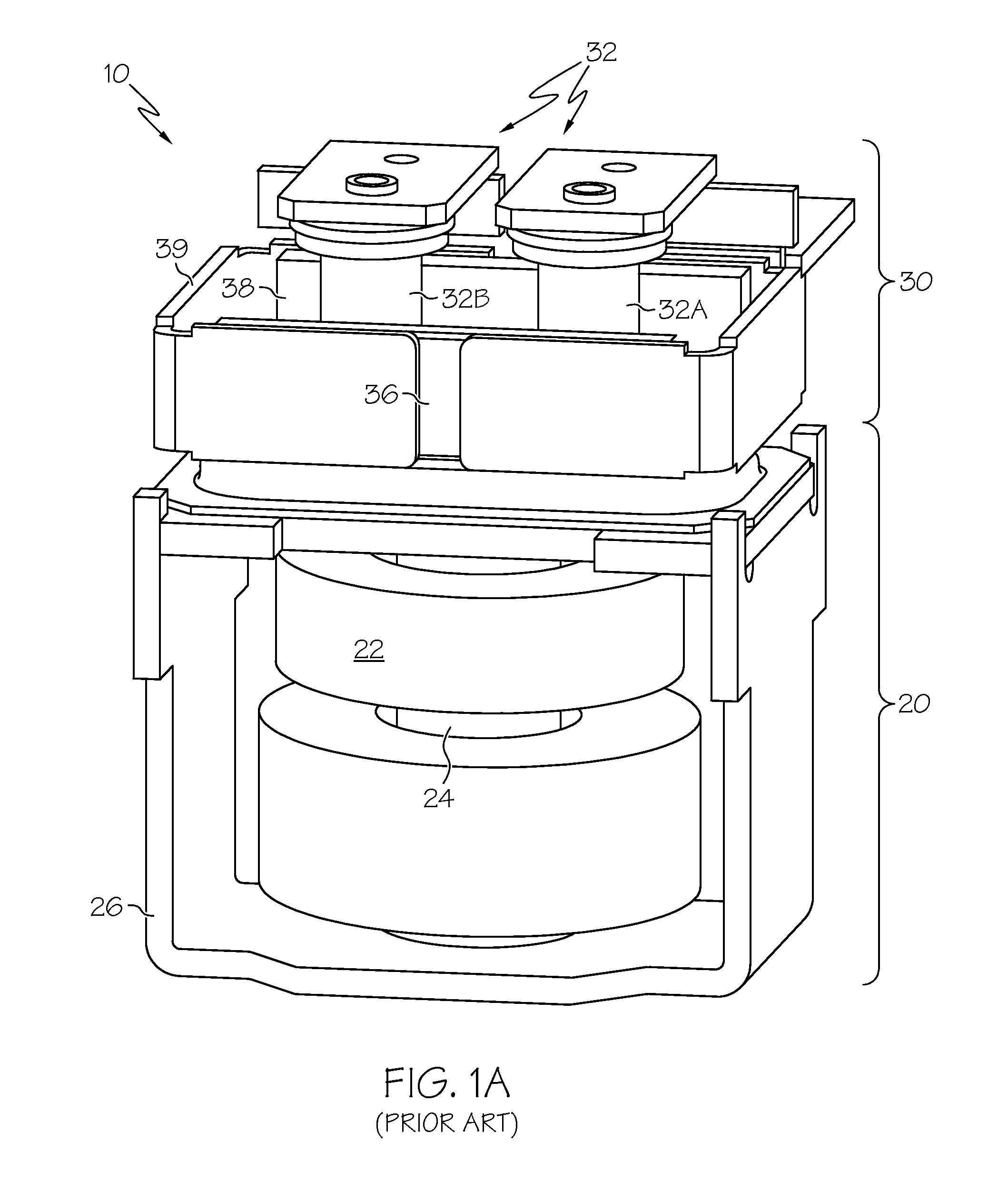 Dual bipolar magnetic field for rotary high-voltage contactor in automotive lithium-ion battery systems