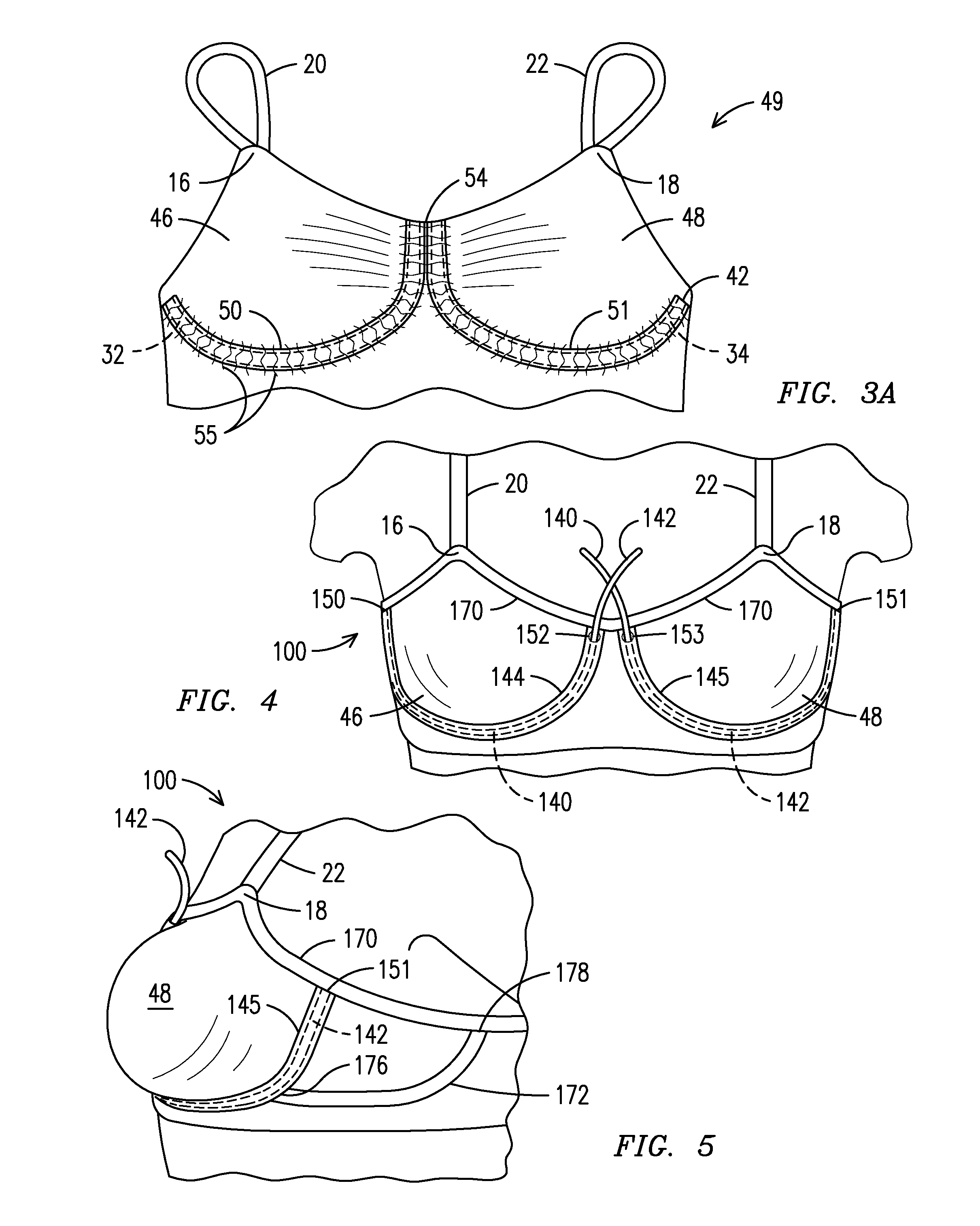 Breast shaping and lifting support garment