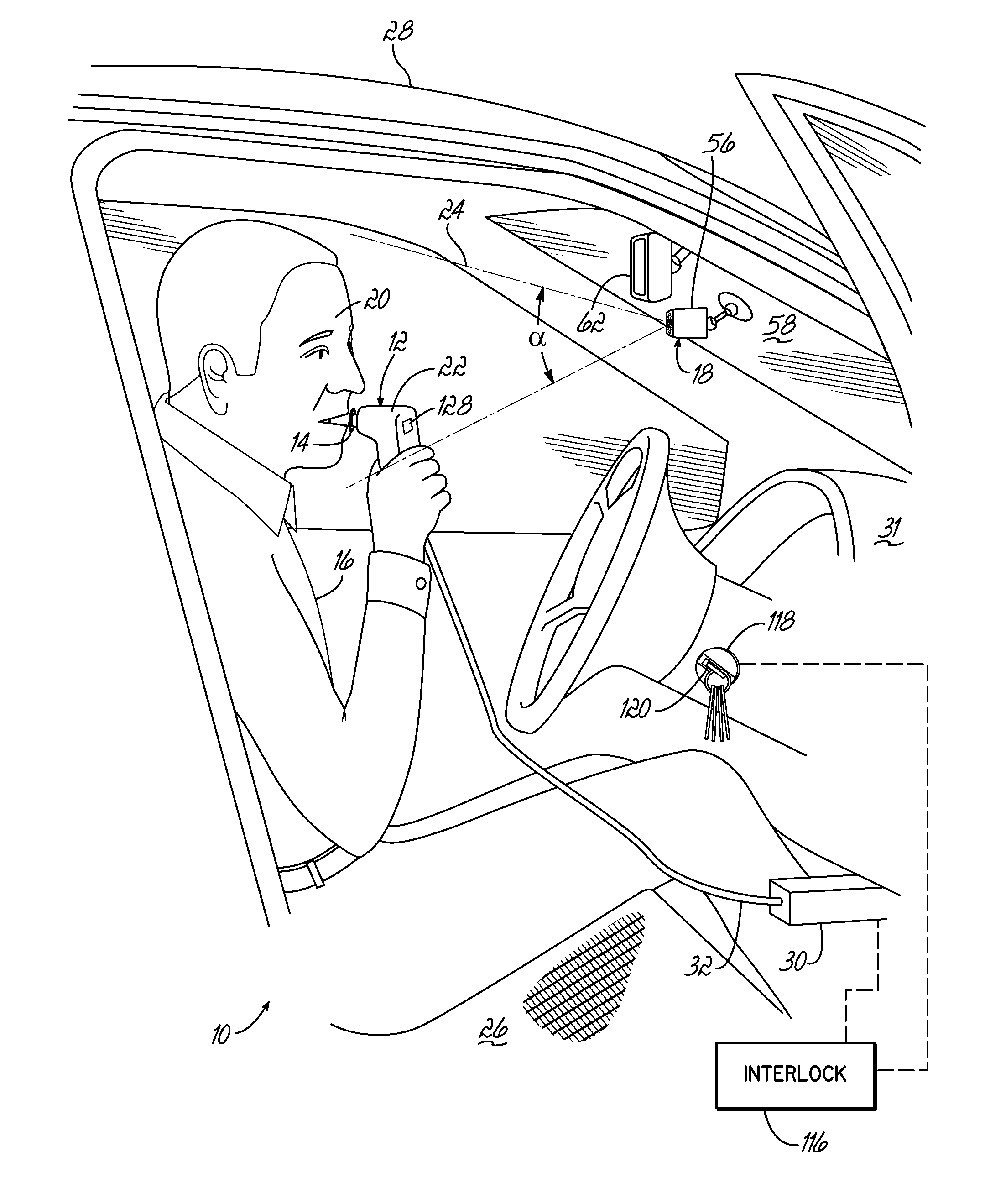 Chemical impairment detection system and method of use to reduce circumvention